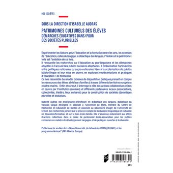 Patrimoines culturels des élèves