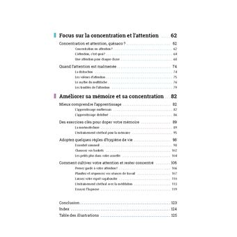 Mémoire et concentration au top !