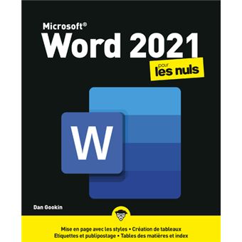 Word 2021 Pour les Nuls