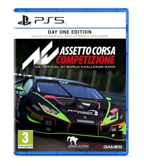 Pochette avant du jeu Assetto Corsa Competizione Day One Edition PS5