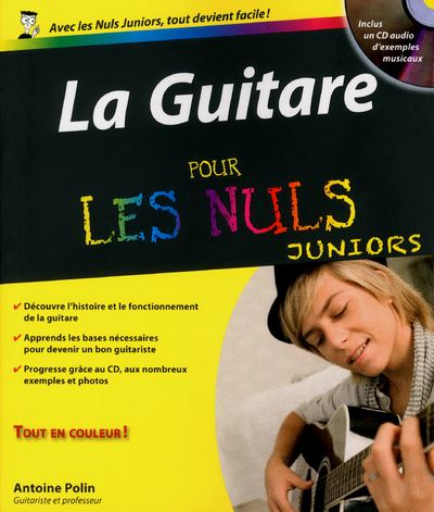 Pour les Nuls - La guitare pour les nuls junior cd audio inclus