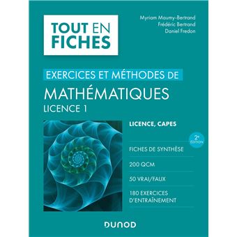 Mathématiques Licence 1 - Exercices Et Méthodes Exercices Et Méthodes ...