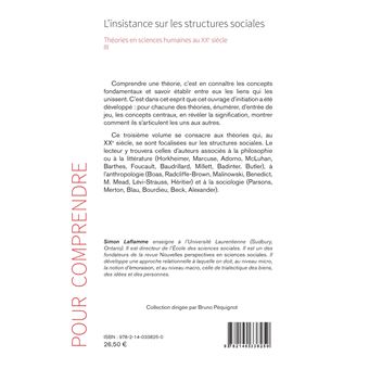 L'insistance sur les structures sociales