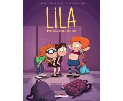 Lila, pommes, poires, abricots