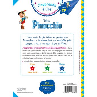 Pinocchio CP Niveau 3