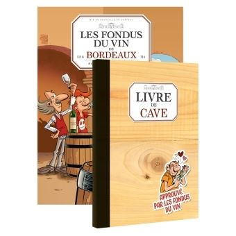 Les fondus du vin : Bordeaux + livre de cave offert