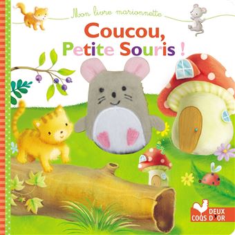 Coucou petite souris - livre marionnette à doigt