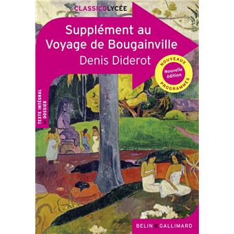 Supplément Au Voyage De Bougainville - Broché - Denis Diderot - Achat ...