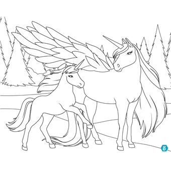 Licornes de rêve - Carnet créatif - Magie des neiges - Nouvelle édition