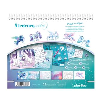 Licornes de rêve - Carnet créatif - Magie des neiges - Nouvelle édition