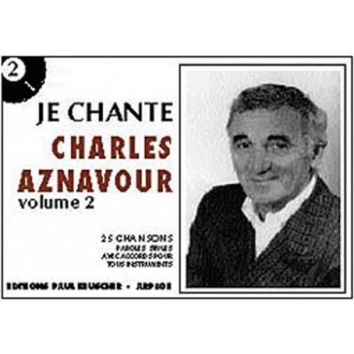 Je chante,2 - Charles Aznavour - broché