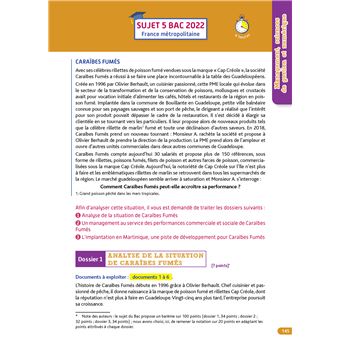 Annales Objectif BAC 2023 -  Bac STMG Tout-en-un