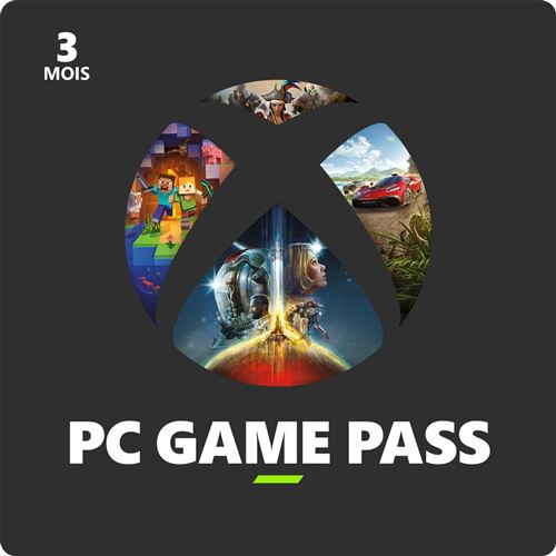 Code de téléchargement Xbox Game Pass PC 3 mois