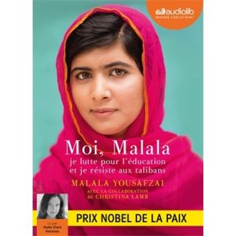 Moi, Malala Livre audio 1 CD MP3  Texte lu (CD)  Malala Yousafzai