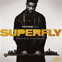 Superfly Vinyle marbré or et noir transparent