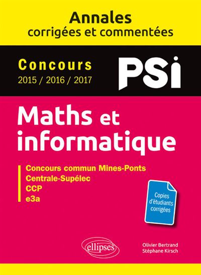 Maths et informatique PSI