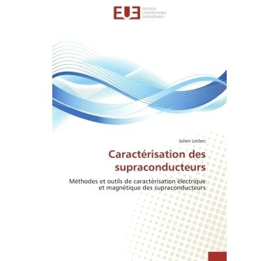 Caractérisation des supraconducteurs