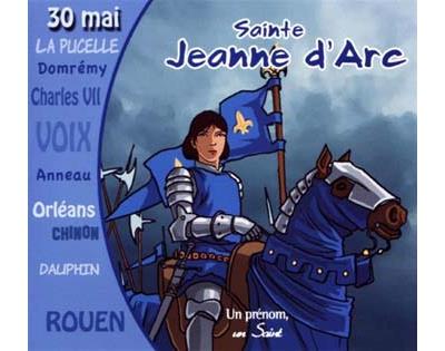 Sainte jeanne darc un premon un saint