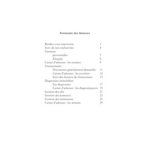 Agenda 2019 du Négociateur Immobilier