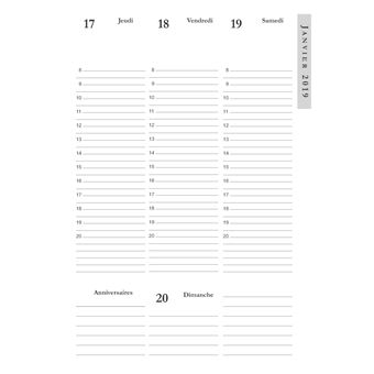 Agenda 2019 du Négociateur Immobilier
