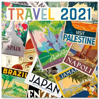 Calendrier 2021 30x30 Travel