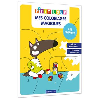P'tit loup mes coloriages magiques - les chiffres