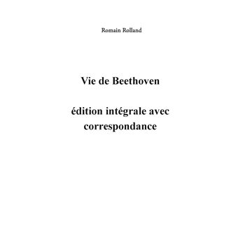 Vie de Beethoven