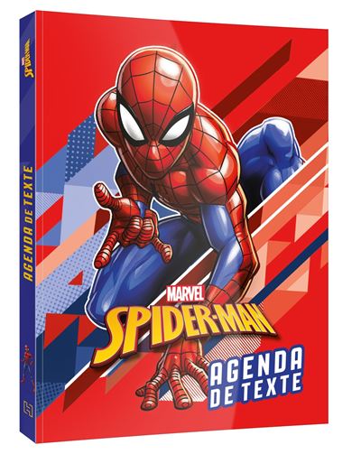 Homme Ragno Spiderman Agenda scolaire 10 mois Spider-Man Produit officiel Marvel HAPPY SCHOOL modèle B 