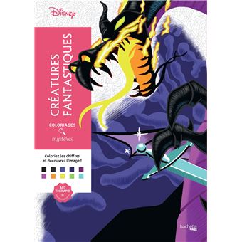 Disney  Coloriez les chiffres et découvrez l'image !  Coloriages