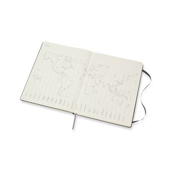 Agenda 18 Mois Semainier 2019 -20 Tres Grand Format Noir Rigide