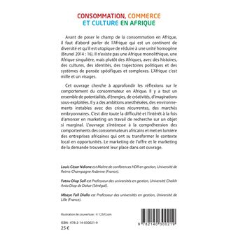 Consommation, commerce et culture en Afrique