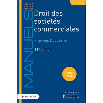 Droit des sociétés commerciales