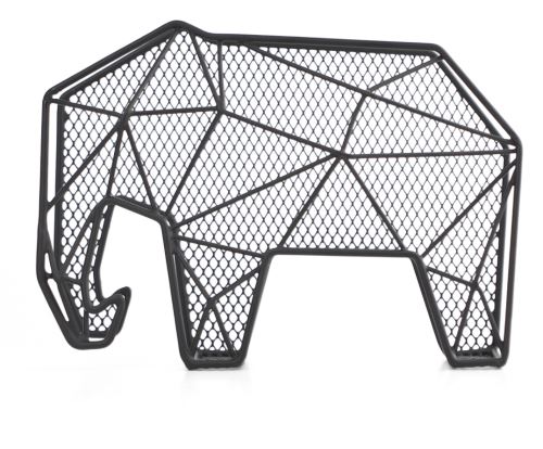 Kikkerland Porte Courrier Mural ou à Poser Eléphant