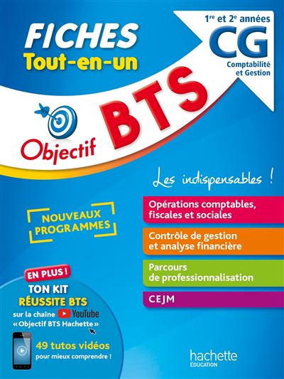 Objectif BTS CG - Fiches Tout-en-un - Broché - Nathalie Rubaud, Mohamed ...