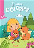 J'aime colorier (4-6 ans) - Petite fille et renards