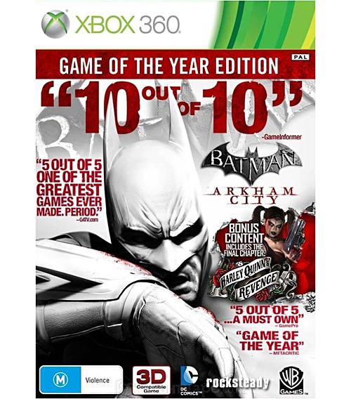 BATMAN ARKHAM CITY CLASSICS XBOX XB360