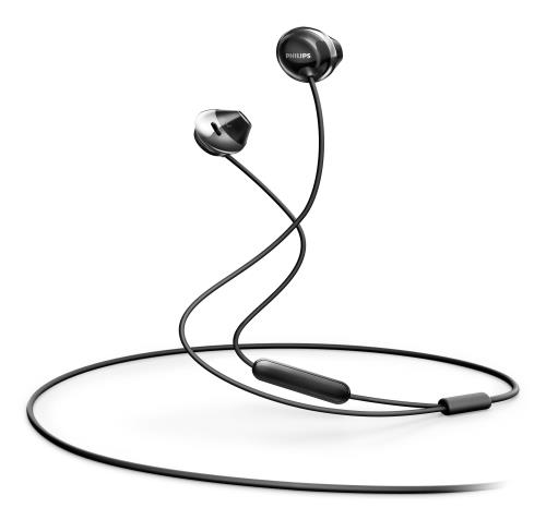 Philips Flite Hyprlite oortelefoon in zwart met microfoon SHE4205BK / 00