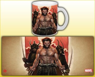 Wolverine/samurai/mug marvel