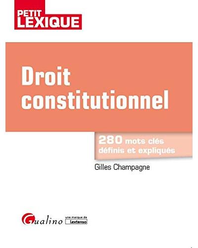 Droit constitutionnel 5eme edition
