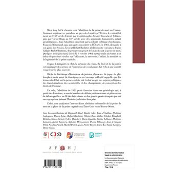 Les chemins de l'abolition de la peine de mort