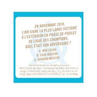 Game box Olympique de Marseille