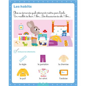 Les cahiers effaçables d'Olive - Ma journée à la maternelle