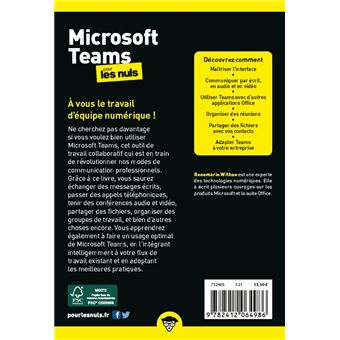 Microsoft Teams Poche pour les Nuls