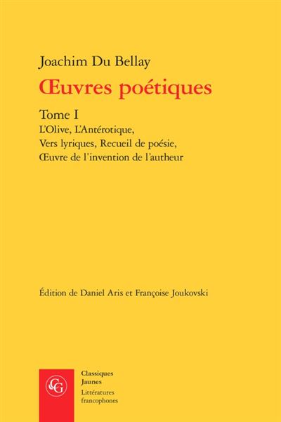 Oeuvres poetiques,1