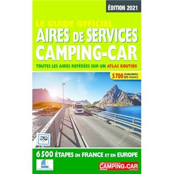 Le guide officiel - Aires de services camping-car