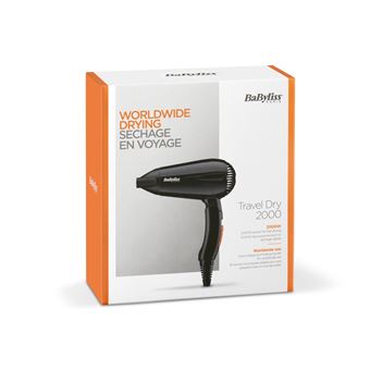 Sèche-cheveux Babyliss Travel Dry 5344CHE 2000 W Noir