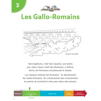 L'histoire de France racontée pour les écoliers - Mon livret CE1