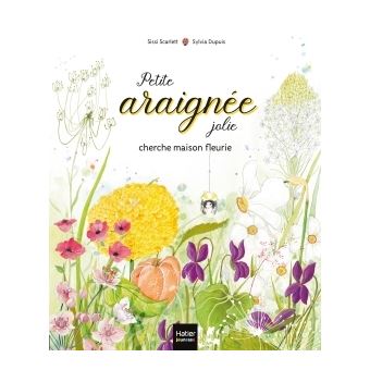 Petite araignée jolie cherche maison fleurie
