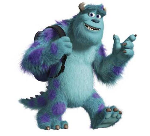 Figurine Sulley &agrave; l'universit&eacute; Monstres Academy Bully 7 cm 