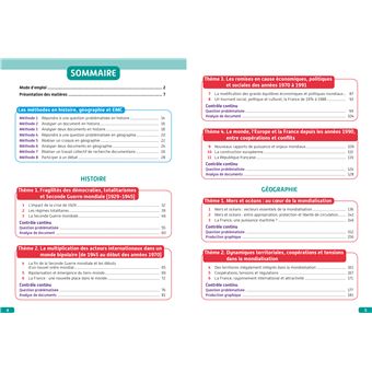 Objectif BAC Histoire-Géographie et EMC Tronc commun Tle
